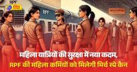 ट्रेन में तैनात होंगी मिर्च स्प्रे कैन से लैस आरपीएफ की महिला जवान